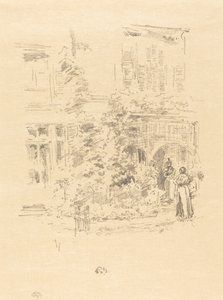 El porche del jardín, 1894 de James Abbott McNeill Whistler