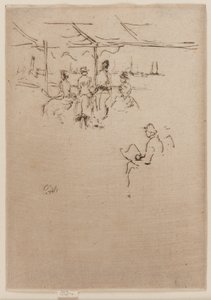 El embarcadero, vacas de James Abbott McNeill Whistler