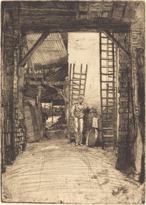 El quemador de cal de James Abbott McNeill Whistler