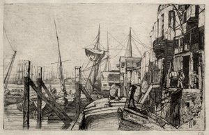 El Limehouse, 1871 de James Abbott McNeill Whistler
