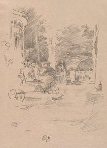 El pequeño café en el bosque, 1894 de James Abbott McNeill Whistler