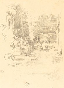 El pequeño café au Bois de James Abbott McNeill Whistler