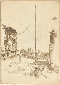 El Pequeño Mástil, 1880 de James Abbott McNeill Whistler
