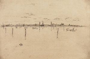 La Pequeña Venecia, 1879-1880 de James Abbott McNeill Whistler