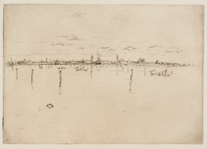 La pequeña Venecia, 1879-1880 de James Abbott McNeill Whistler