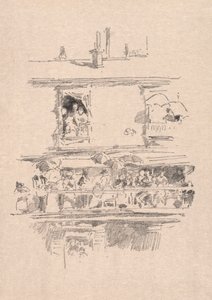El Largo Balcón, 1894 de James Abbott McNeill Whistler