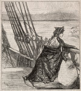 La hija del mayor: Despedida de Clara Vinrace de su padre, 1862 de James Abbott McNeill Whistler