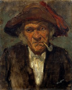 El hombre con la pipa de James Abbott McNeill Whistler