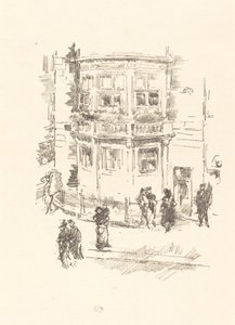La ventana del gerente, Teatro Gaiety, 1896 de James Abbott McNeill Whistler