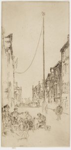 El Mástil de James Abbott McNeill Whistler