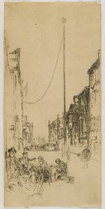 El mástil, 1880 de James Abbott McNeill Whistler