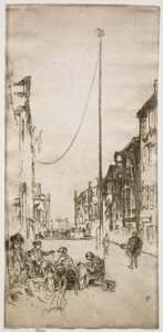 El mástil, 1880 de James Abbott McNeill Whistler