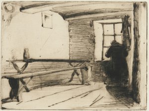 El avaro, 1858-1859 de James Abbott McNeill Whistler