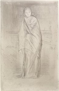 El modelo descansando, 1870 de James Abbott McNeill Whistler