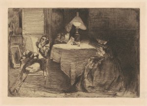 La Sala de Música, 1859 de James Abbott McNeill Whistler