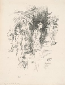 La historia del viejo herrero, 1895 de James Abbott McNeill Whistler