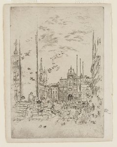 La Piazzetta de James Abbott McNeill Whistler