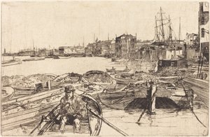 La piscina, 1859 de James Abbott McNeill Whistler