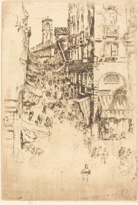 El Rialto de James Abbott McNeill Whistler