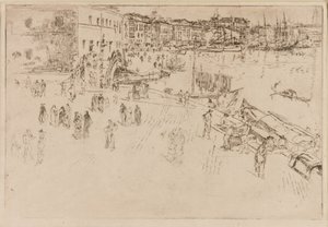 La Riva, 1879-1880 de James Abbott McNeill Whistler