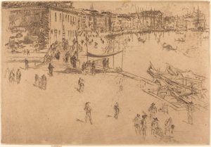La Riva, No. II, 1880 de James Abbott McNeill Whistler