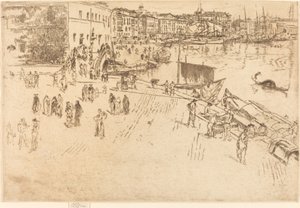 La Riva, No.I, 1879-1880 de James Abbott McNeill Whistler