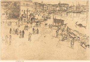 La Riva, No.I, 1879-1880 de James Abbott McNeill Whistler