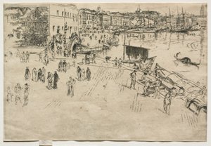 La Riva, No. 1, 1880 de James Abbott McNeill Whistler