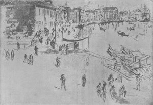 La Riva, Número Dos, c1880, 1904 de James Abbott McNeill Whistler