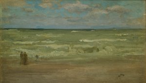 La orilla, Pourville, 1899 de James Abbott McNeill Whistler