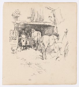 El patio de los Smith de James Abbott McNeill Whistler