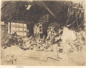 La Herrería, c. 1880 de James Abbott McNeill Whistler