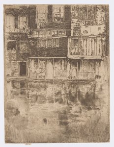 La Casa Cuadrada, Ámsterdam de James Abbott McNeill Whistler