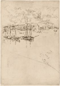 El Vapor, Venecia, 1879-1880 de James Abbott McNeill Whistler