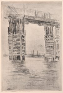 El puente alto, 1878 de James Abbott McNeill Whistler