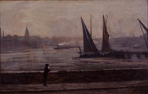 El Támesis desde el puente de Battersea de James Abbott McNeill Whistler