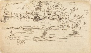 El camino de sirga de James Abbott McNeill Whistler