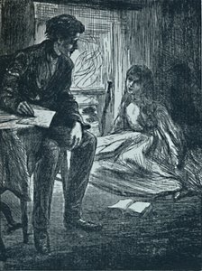 El sermón de prueba, c. 1862, 1923
