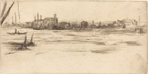El Támesis turbulento, c. 1875