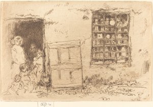 La Tienda de Dulces del Pueblo de James Abbott McNeill Whistler