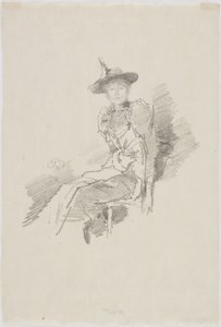 El sombrero alado, 1890 de James Abbott McNeill Whistler