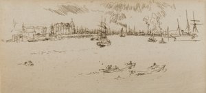 Tilbury, 1887 de James Abbott McNeill Whistler