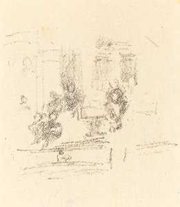 Boceto de Prueba: Un Interior, c. 1891 de James Abbott McNeill Whistler