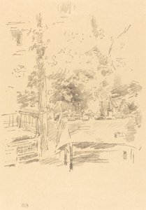 Tête-à-tête en el jardín, 1894 de James Abbott McNeill Whistler