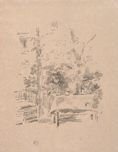 Tête-à-tête en el jardín de James Abbott McNeill Whistler