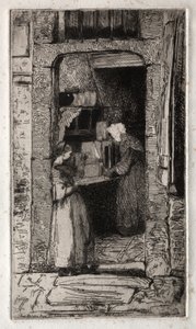 Doce Aguafuertes de la Naturaleza: La Vendedora de Mostaza, 1858 de James Abbott McNeill Whistler