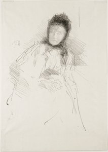 Boceto inacabado de Lady Haden de James Abbott McNeill Whistler