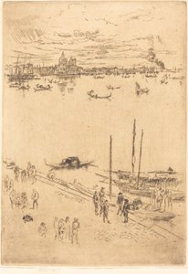Venecia vertical de James Abbott McNeill Whistler