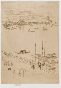 Venecia vertical, 1879-1880 de James Abbott McNeill Whistler