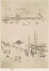 Venecia vertical de James Abbott McNeill Whistler